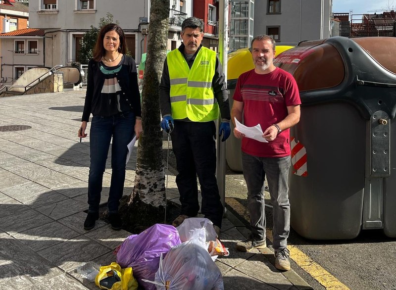 La Mancomunidad destina casi 130.000 euros a sacar bolsas incorrectamente depositadas en los contenedores marrones